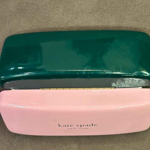 Kate Spade Green and Pink Eyeglass Case - Picture 7 of 7